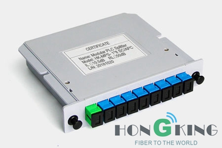 Fiber optic Modular PLC Splitter 1*8 SC/UPC