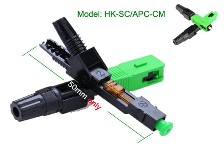 Fiber Optic Fast connector HK-SC/APC-CM