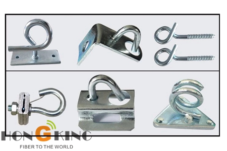 FTTH Aerial Pole clamp Bracket